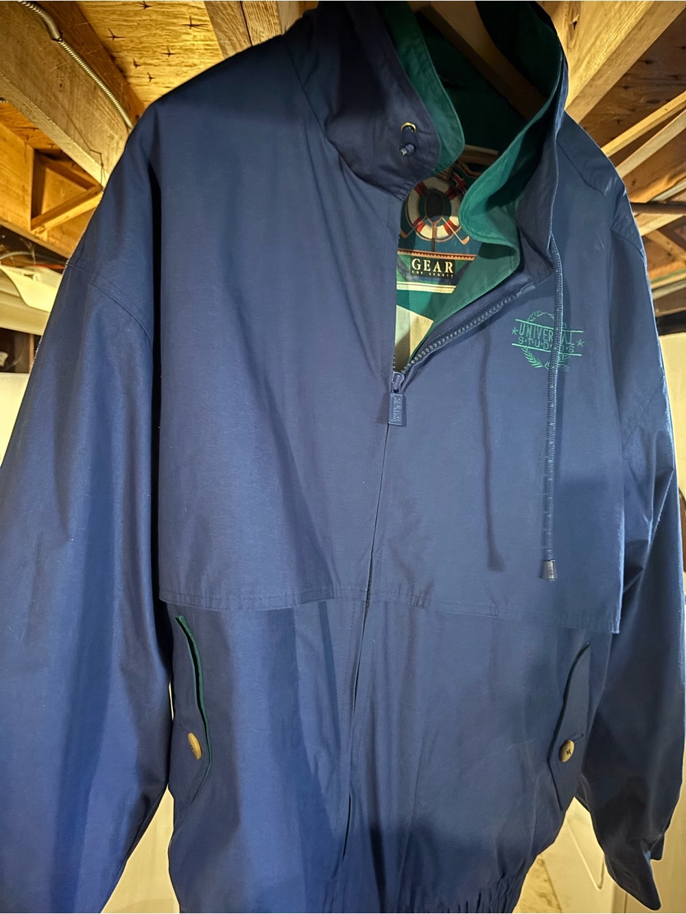 Universal Studios Navy Windbreaker Jacket